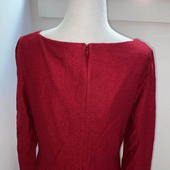 NWOT St John Evening Shimmer Long Sleeve Dress